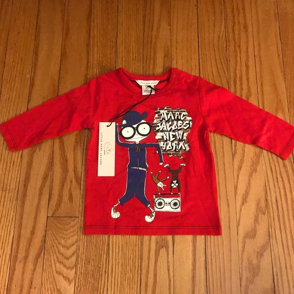 Marc Jacobs Little Marc 9 months red t-shirt - Picture 1 of 2